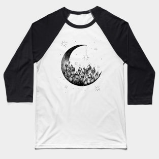 The Crystal Moon Magic Baseball T-Shirt